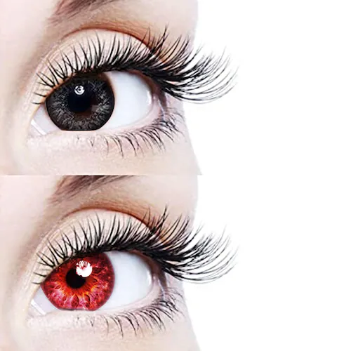 Red Eye Contacts